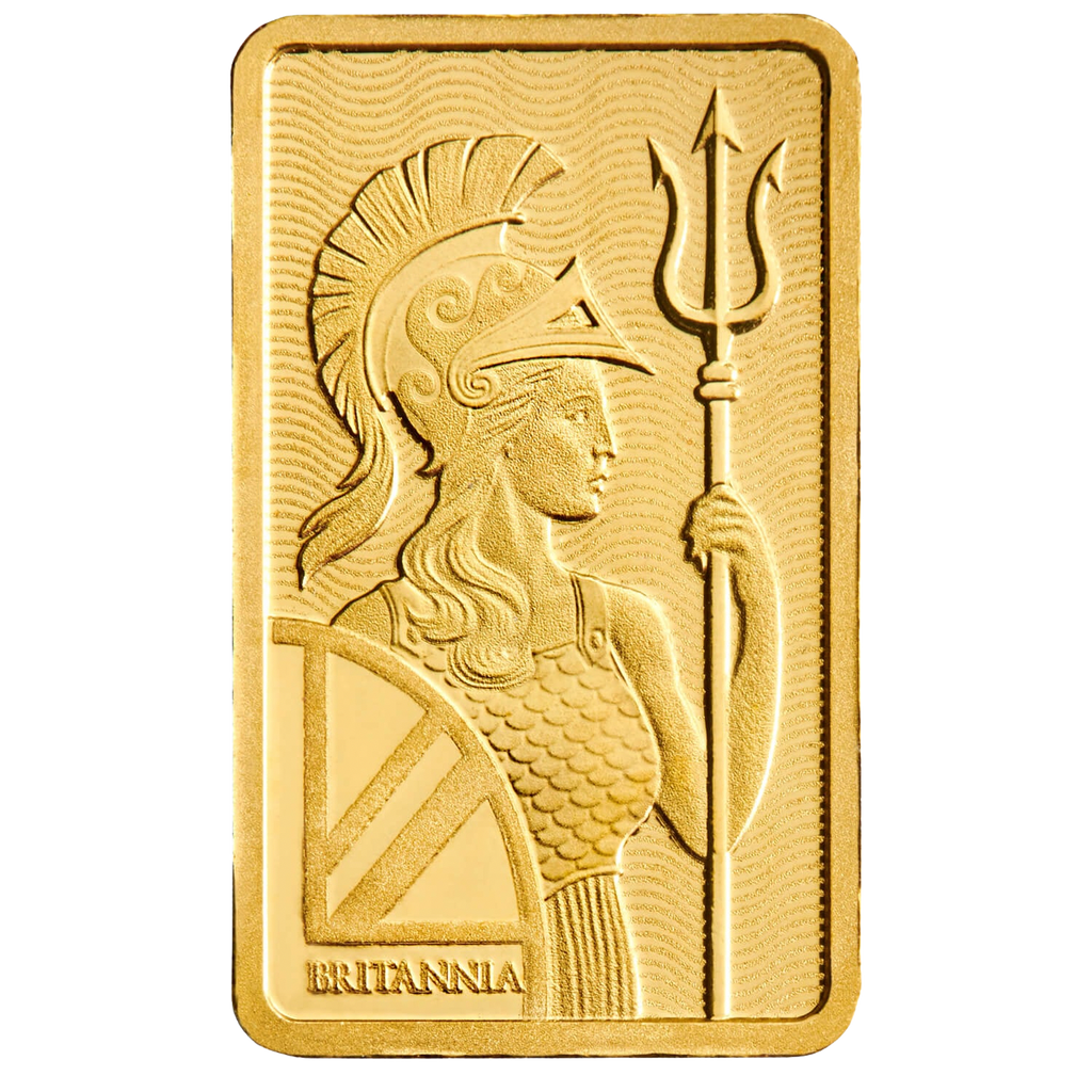 Britannia 1g Gold Bullion Minted Bar | .9999 Fine Gold