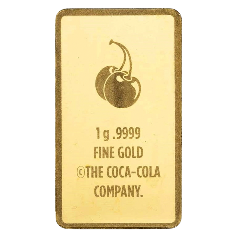 1 Gram Gold Bar in TEP - Coca-Cola® Cherry Coke