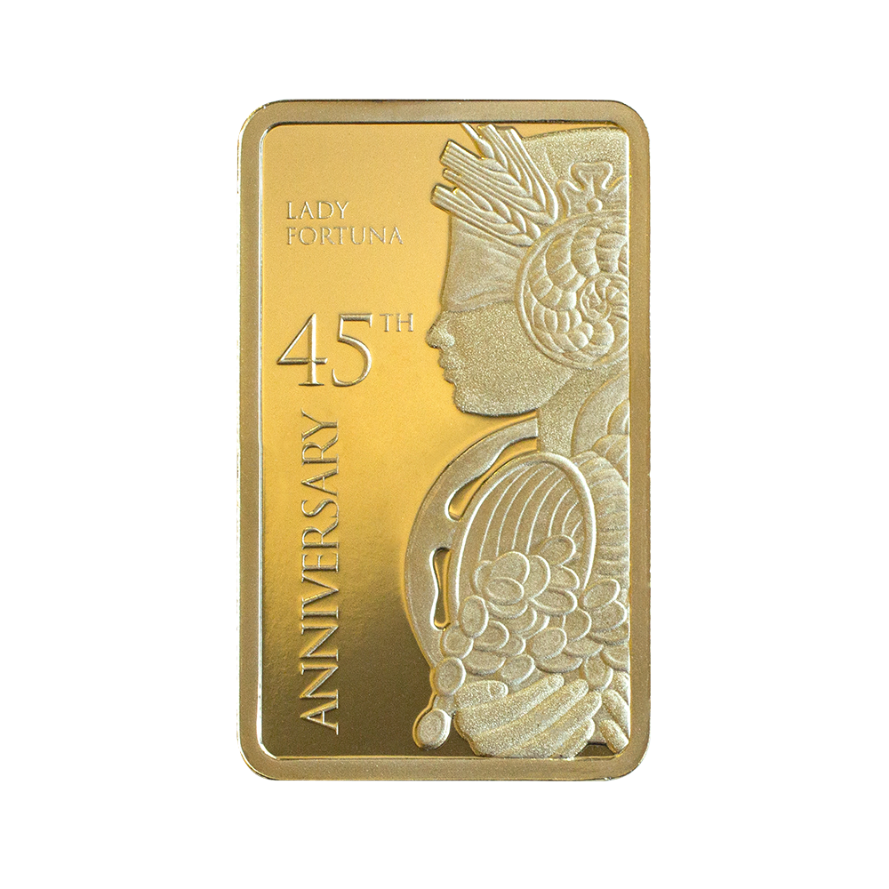Pamp Lady Fortuna™ 45th Anniversary 5g Gold Bar