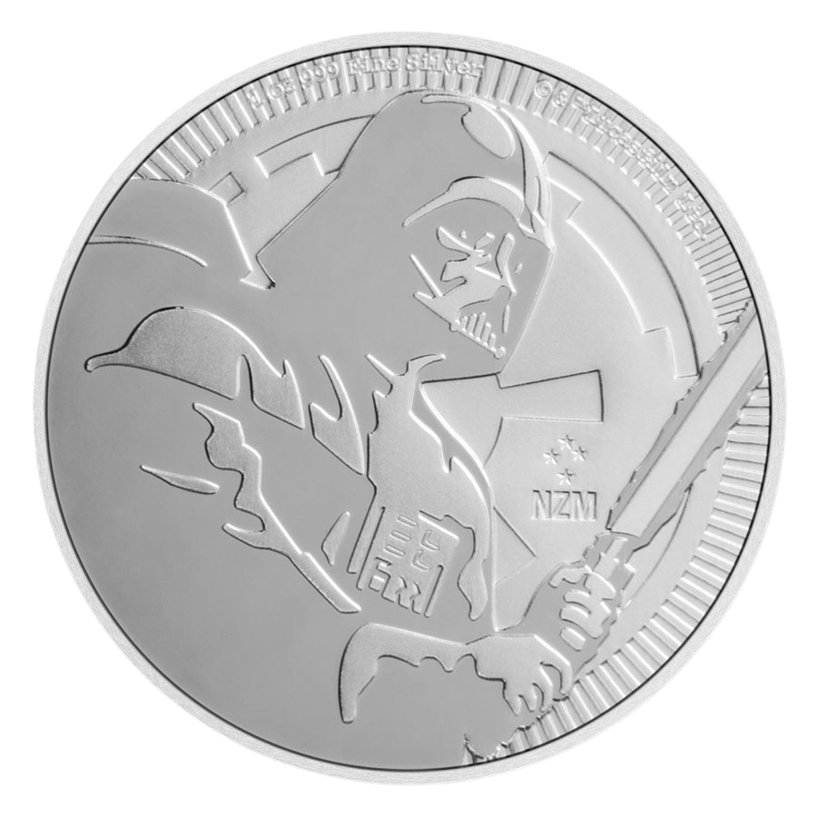 2019 Niue Star Wars Darth Vader 1oz Silver Coin Pre Owned