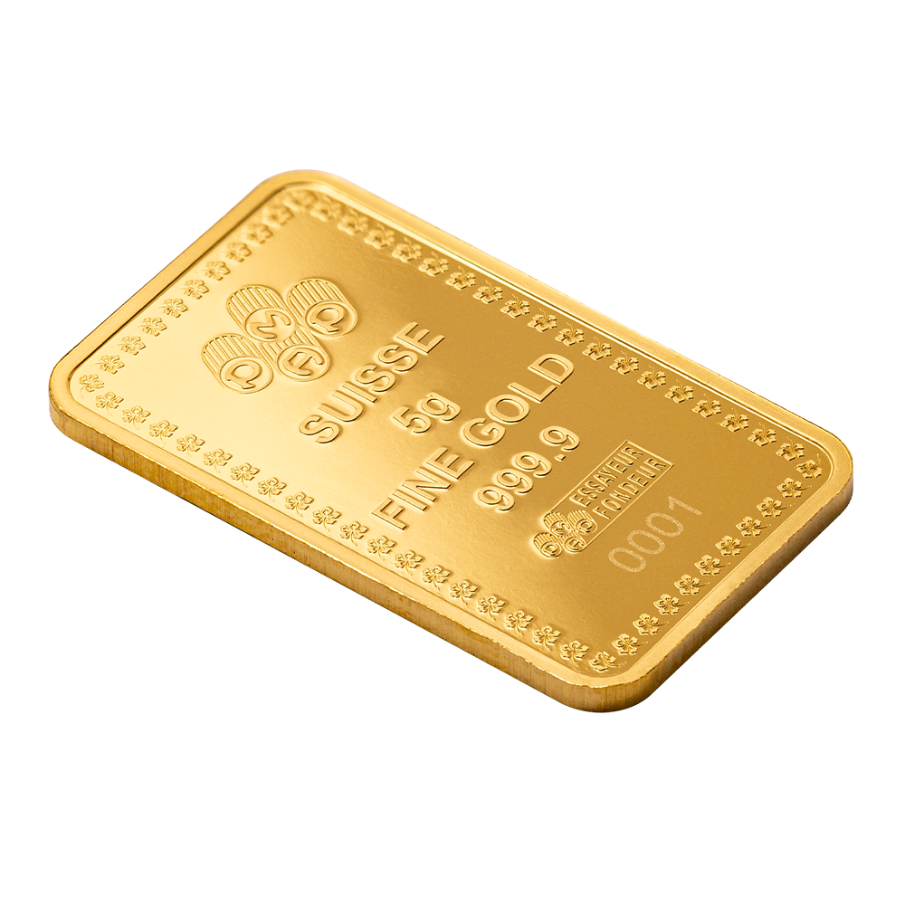 Pamp 2024 Diwali - Lakshmi & Peacocks 5g Pure Gold Bar