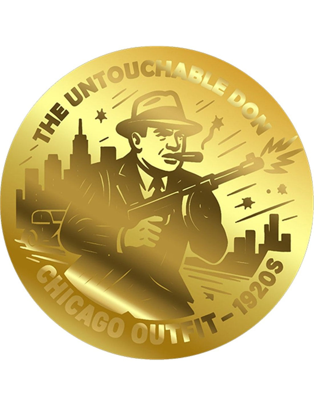 THE DON Gangsters 1/1000 Oz Gold Coin In Card 50 Cents Niue 2026