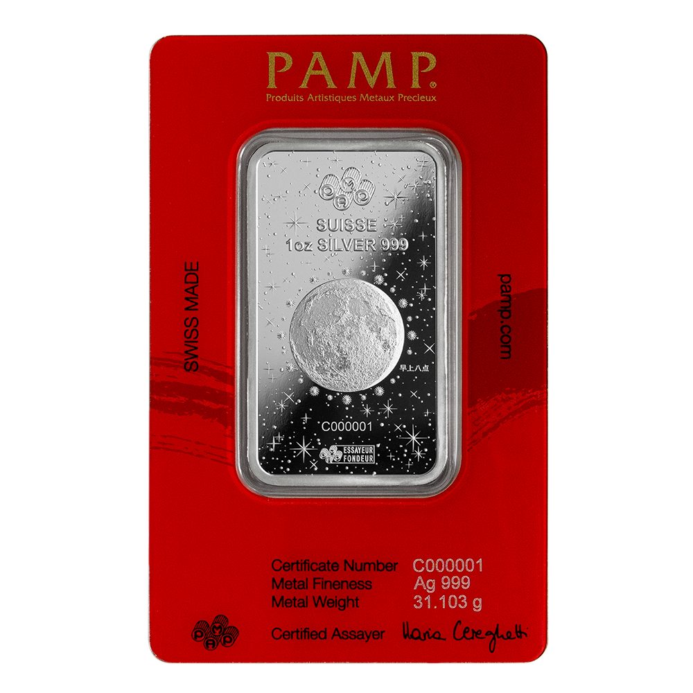 2024 Pamp Lunar Year of the Dragon - Legend of the Azure Dragon 1oz Silver Bar