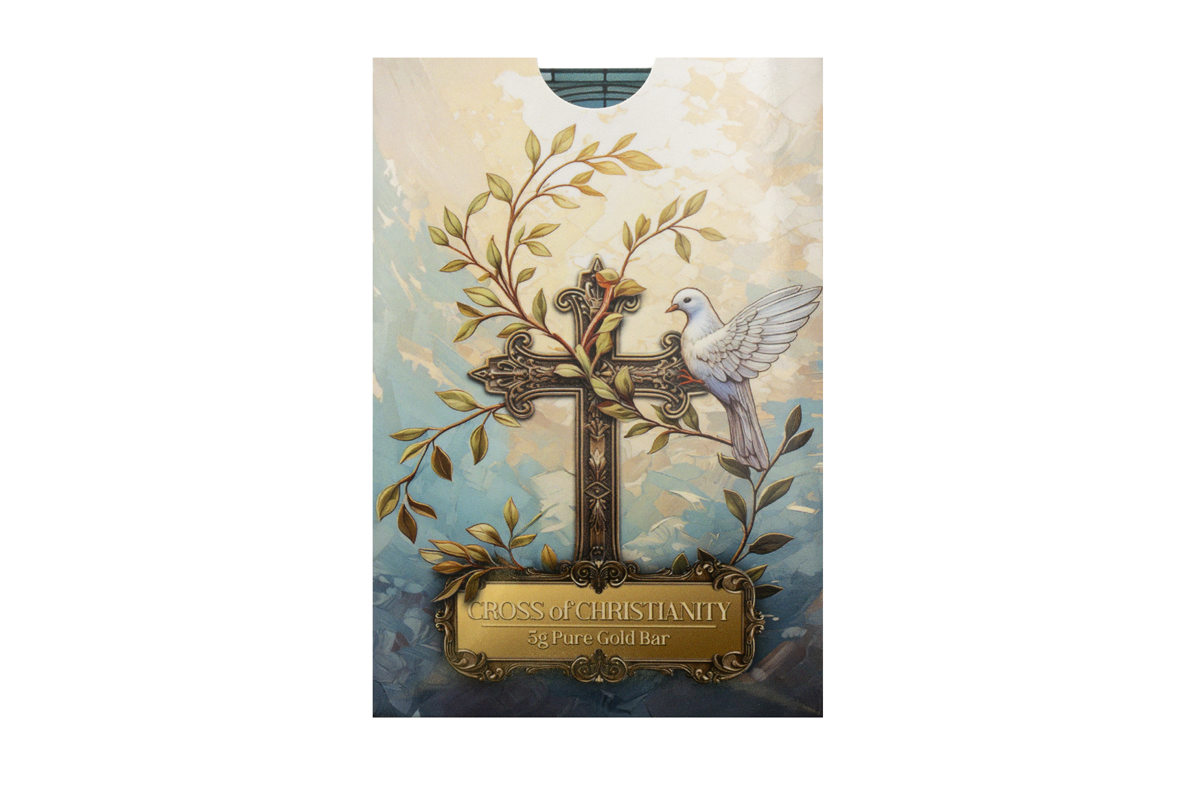 Pamp 5g Gold Bar Cross of Christianity