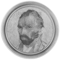 2024 Tokelau Icon Vincent Van Gogh 1oz Silver Coin Pre-Owned