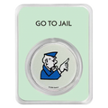 2024 Samoa Monopoly Board Space: Go To Jail 1 oz Silver Coin in TEP