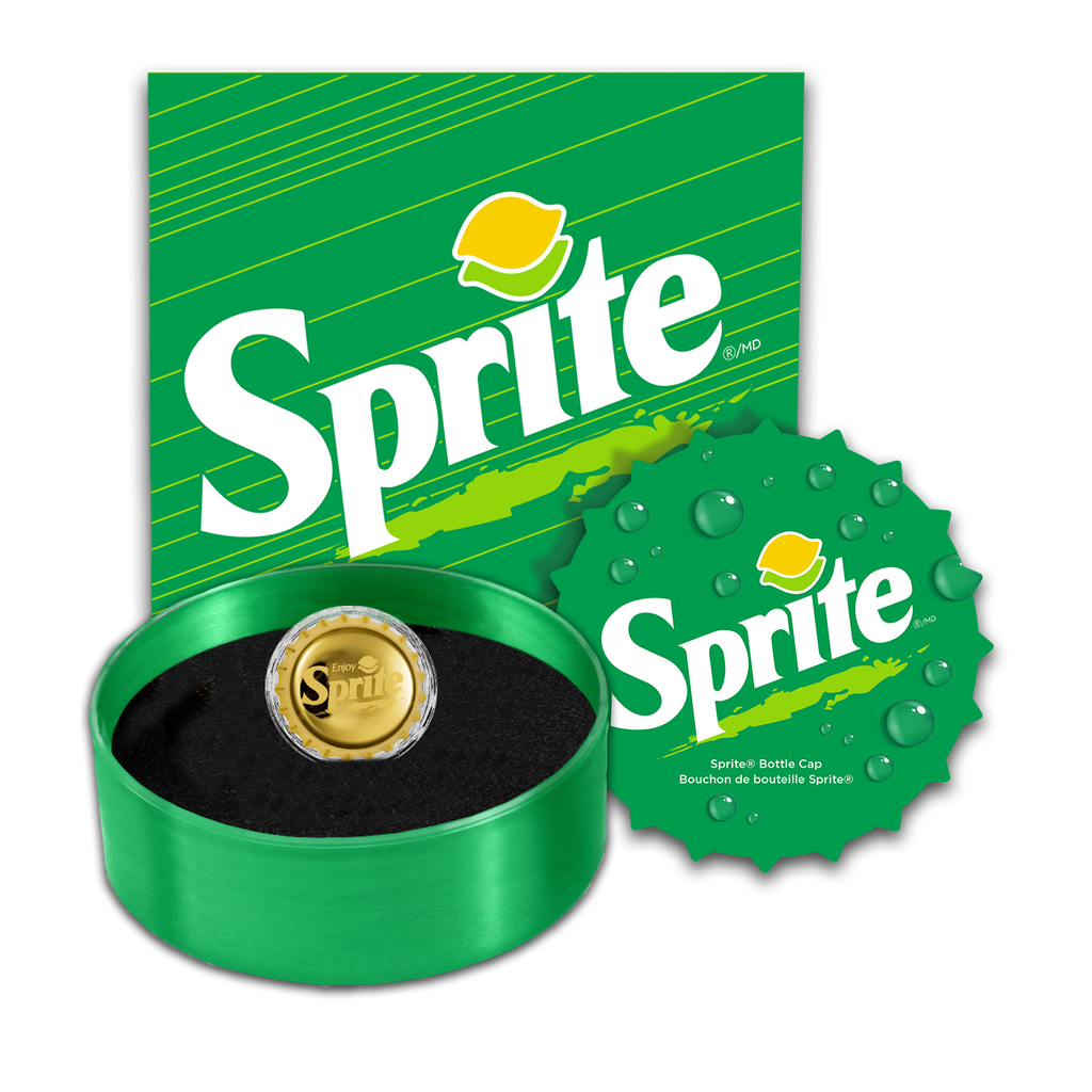 2026 Niue Gold Sprite® Bottle Cap with Box & COA 1.2 gram