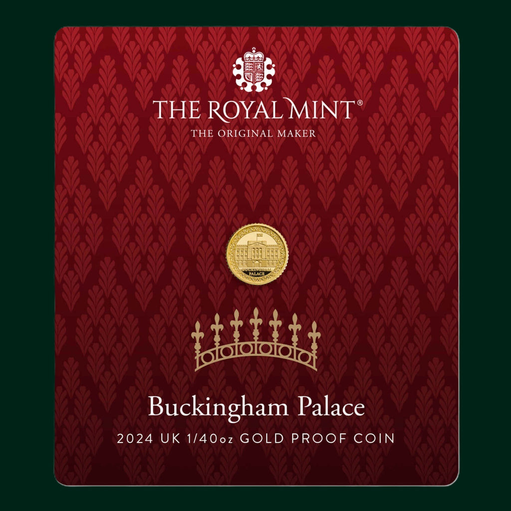Buckingham Palace 2024 UK 1/40oz Gold Proof Coin
