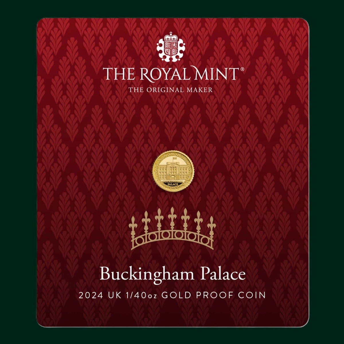 Buckingham Palace 2024 UK 1/40oz Gold Proof Coin