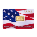 Pamp America the Free 5g Pure Gold Bar - American Buffalo