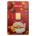 PAMP Lucky Cat 1 Gram Gold Bar
