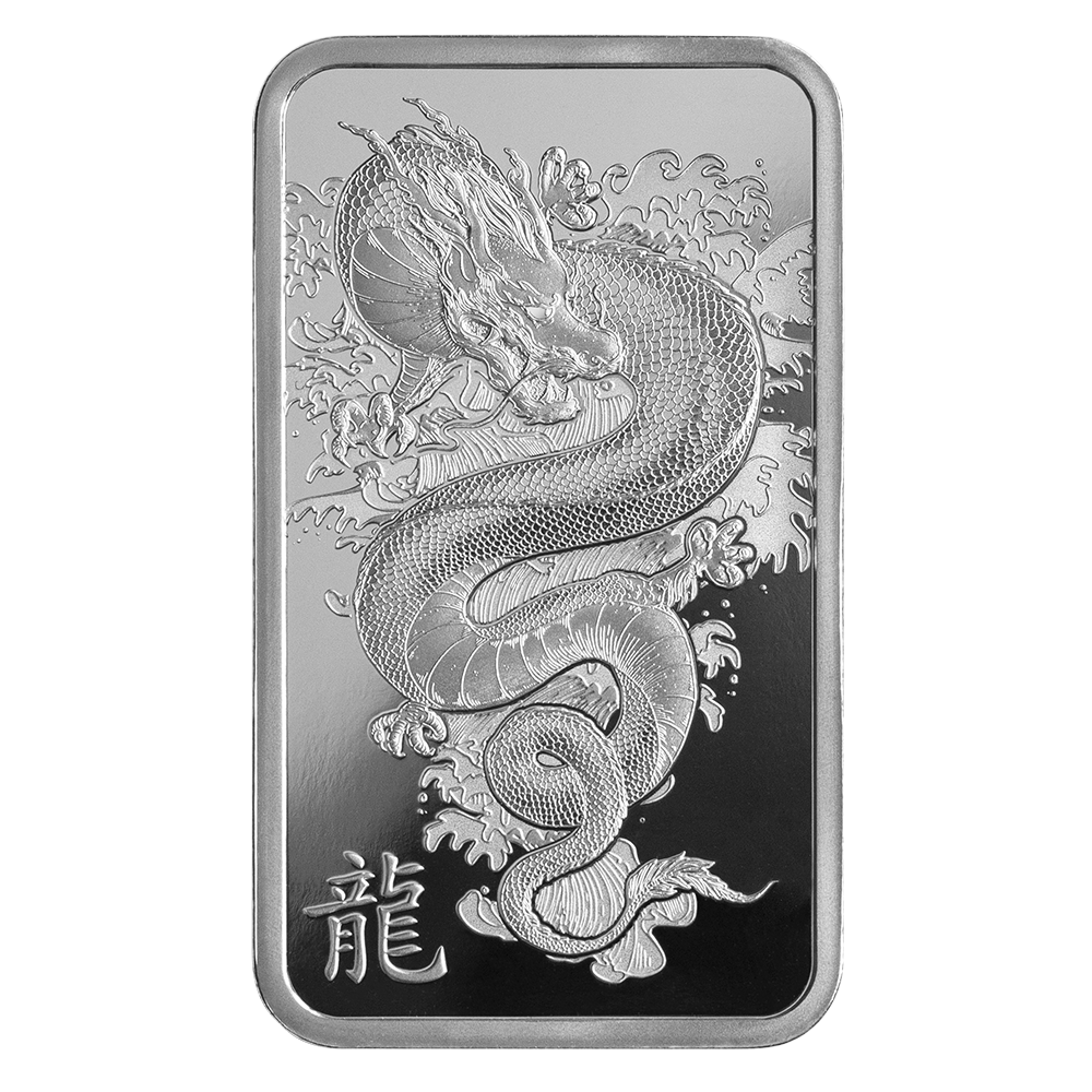 2024 Pamp Lunar Year of the Dragon - Legend of the Azure Dragon 1oz Silver Bar