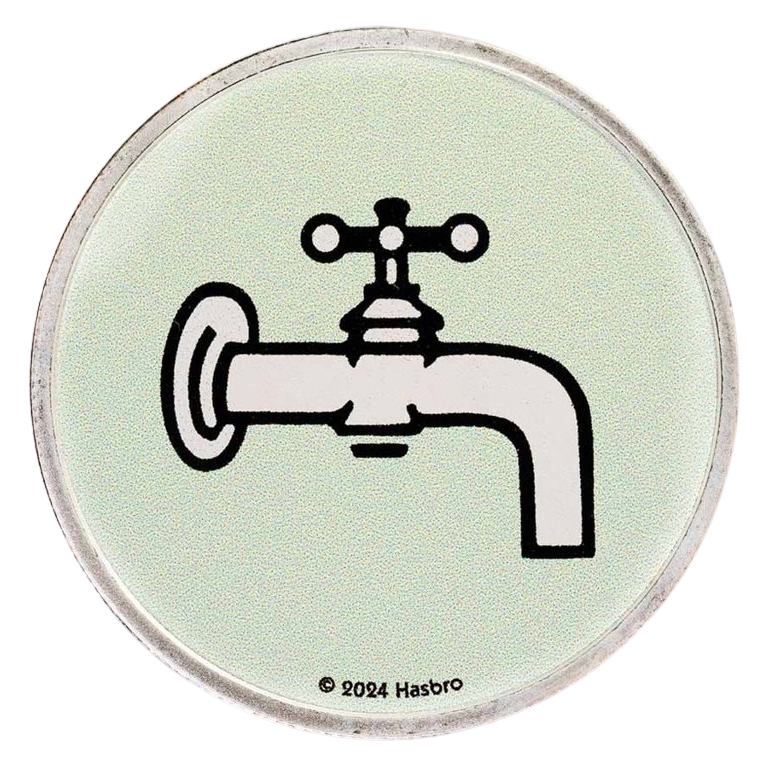2024 Samoa Monopoly Board Space: Water Works 1 oz Silver Coin in TEP