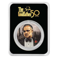 2022 Niue Godfather 50th Anniversary Colorized 1 oz Silver Coin in TEP