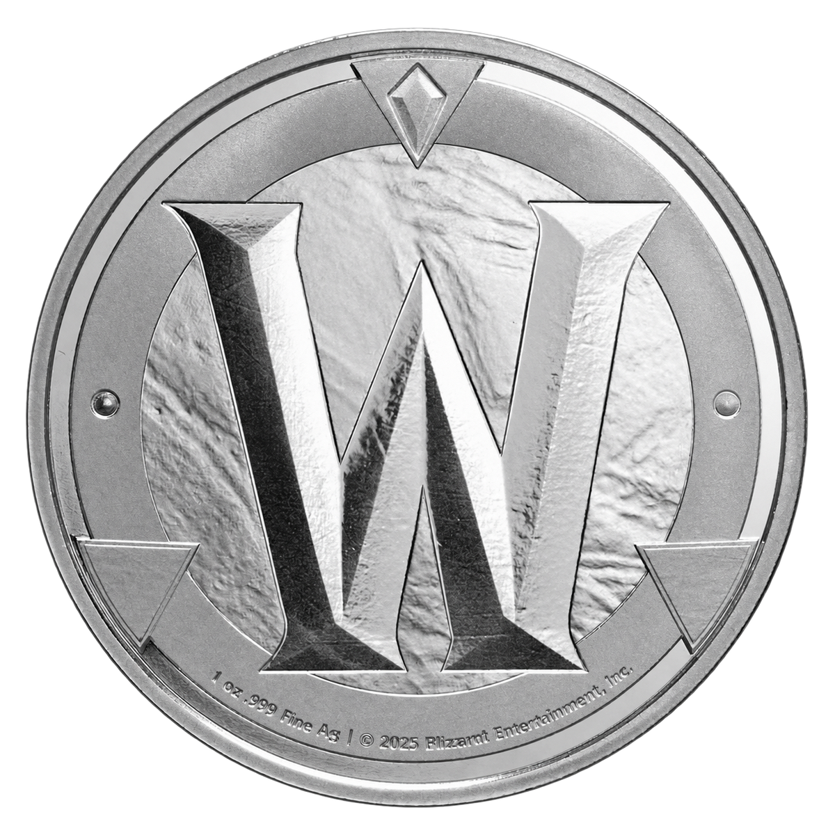 World of Warcraft Colorized Token 1 oz Silver Round in TEP