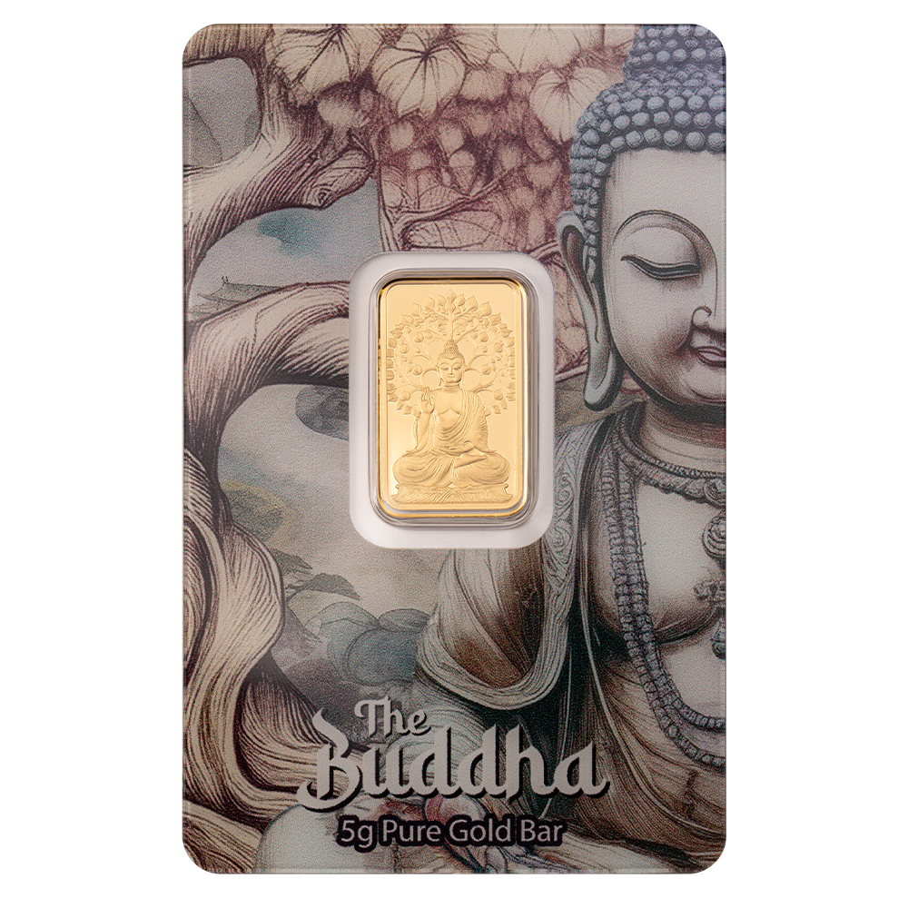 Pamp 5g Pure Gold Bar - The Buddha