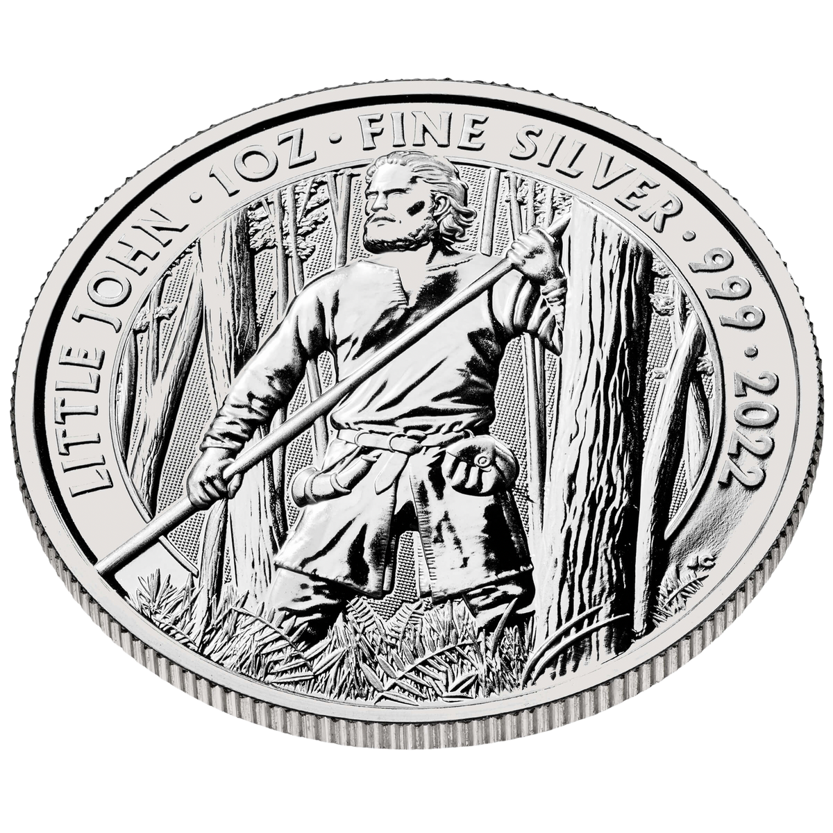 2022 Little John 1 oz Silver Bullion Coin Pre-Owned – additional view