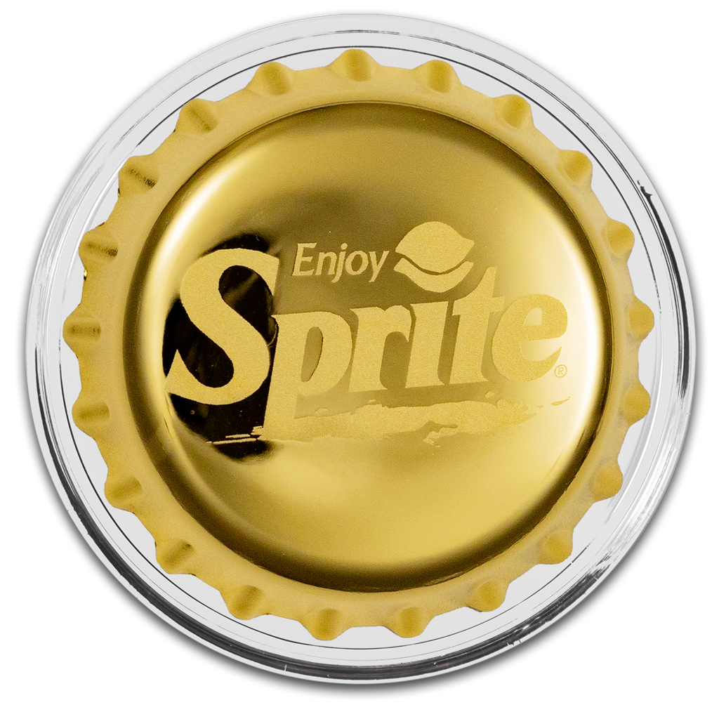2026 Niue Gold Sprite® Bottle Cap with Box & COA 1.2 gram