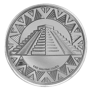 1 oz Silver Round - Aztec