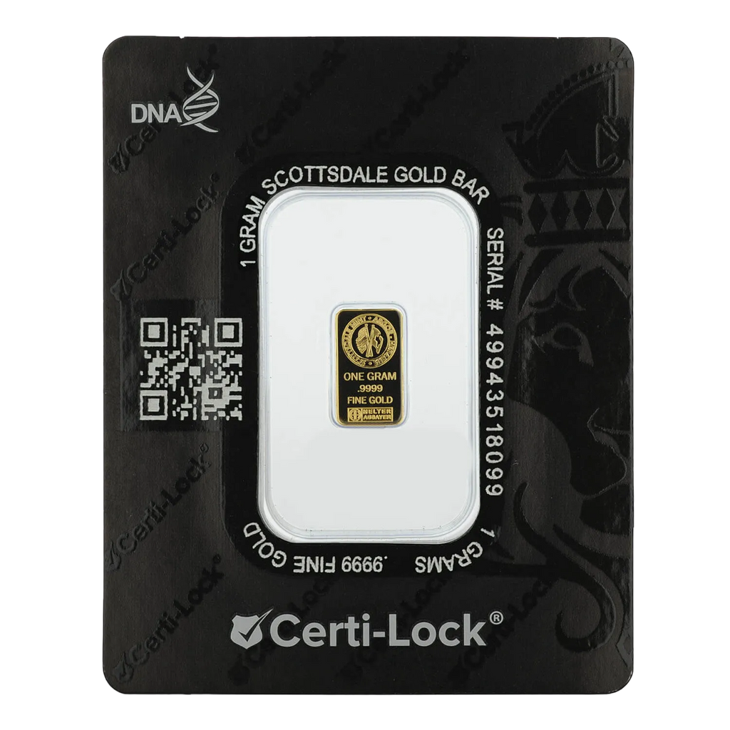 Scottsdale 1g Gold Prepper in Certi-Lock®