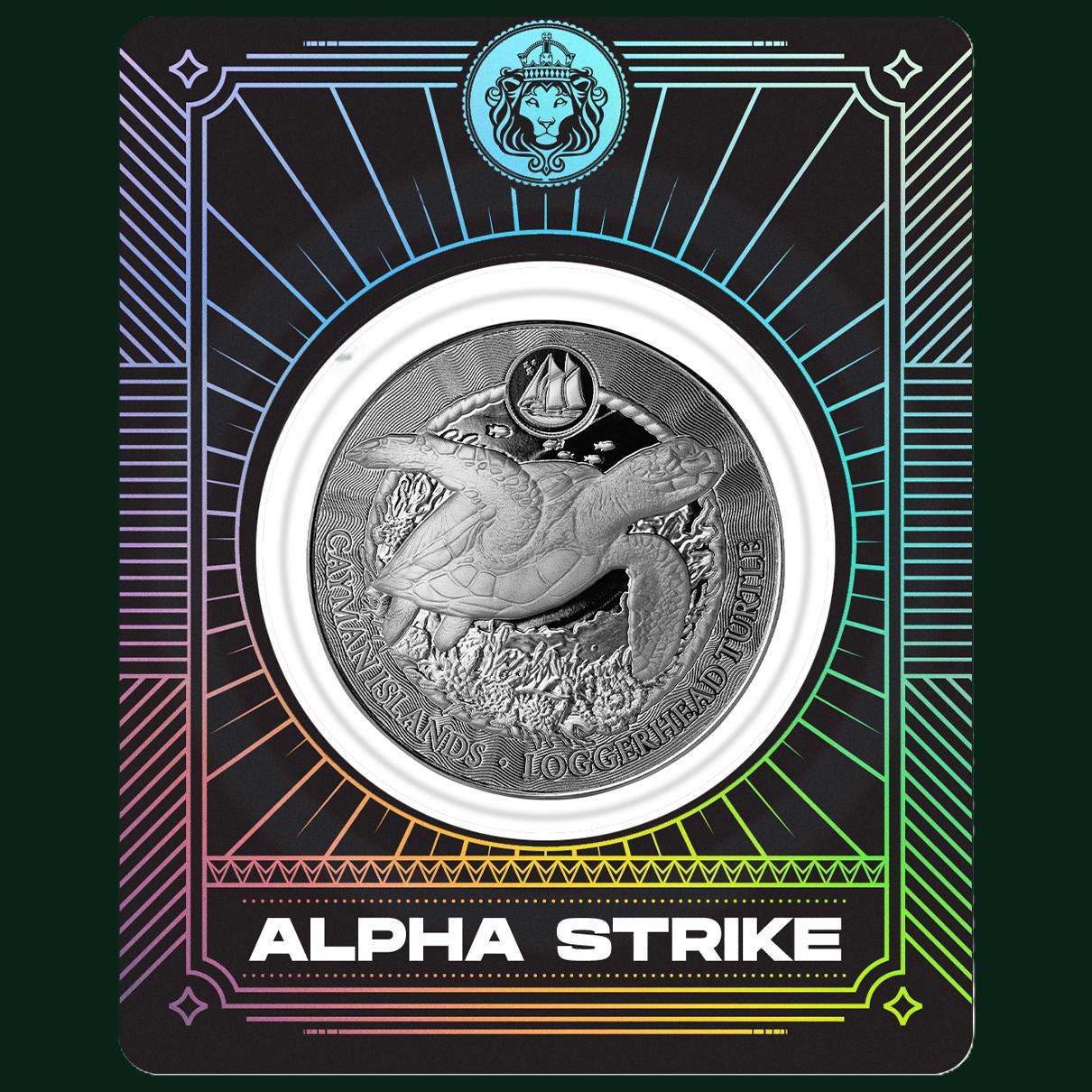 2026 Cayman Islands | Loggerhead Turtle 1 oz Silver Coin Alpha Strike
