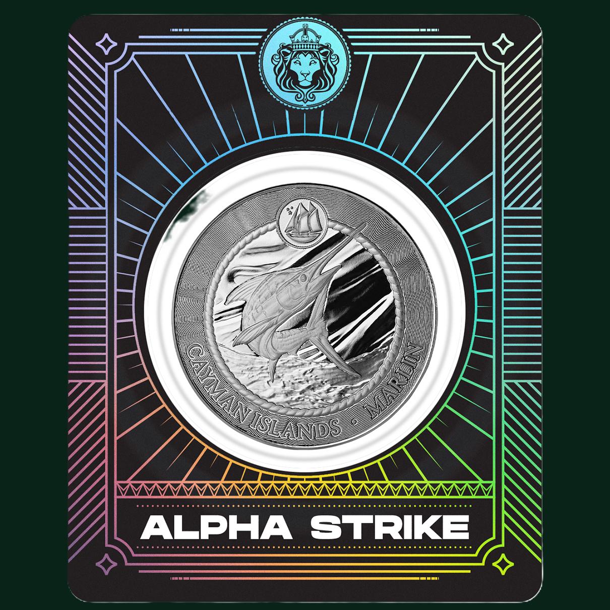 2026 Cayman Islands | Marlin 1 oz Silver Coin Alpha Strike