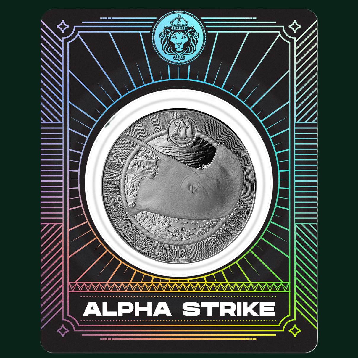 2026 Cayman Islands | Stingray 1 oz Silver Coin Alpha Strike