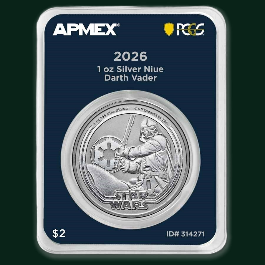 2026 Niue 1 oz Ag Star Wars Darth Vader