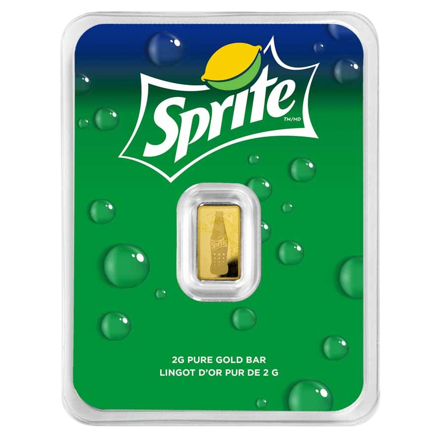 Sprite® 2 Gram Gold Bar in TEP