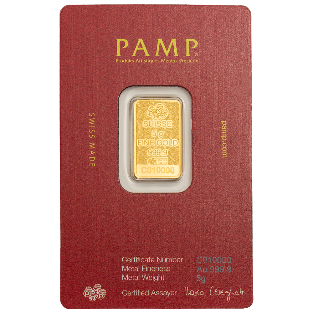 PAMP Arabian Camel 5 Gram Gold Bar