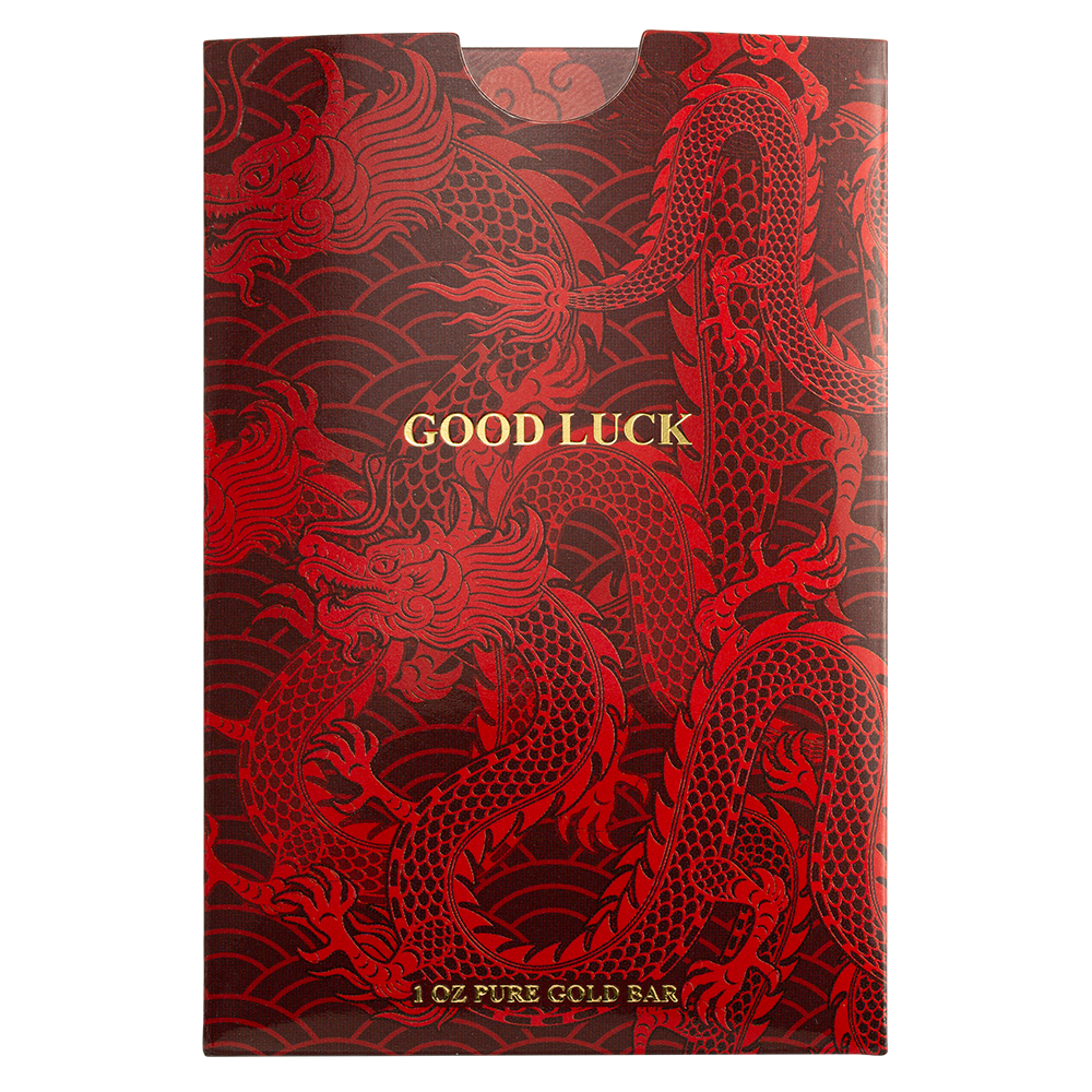 Pamp 5g Pure Gold Bar - Good Luck Yellow Dragon