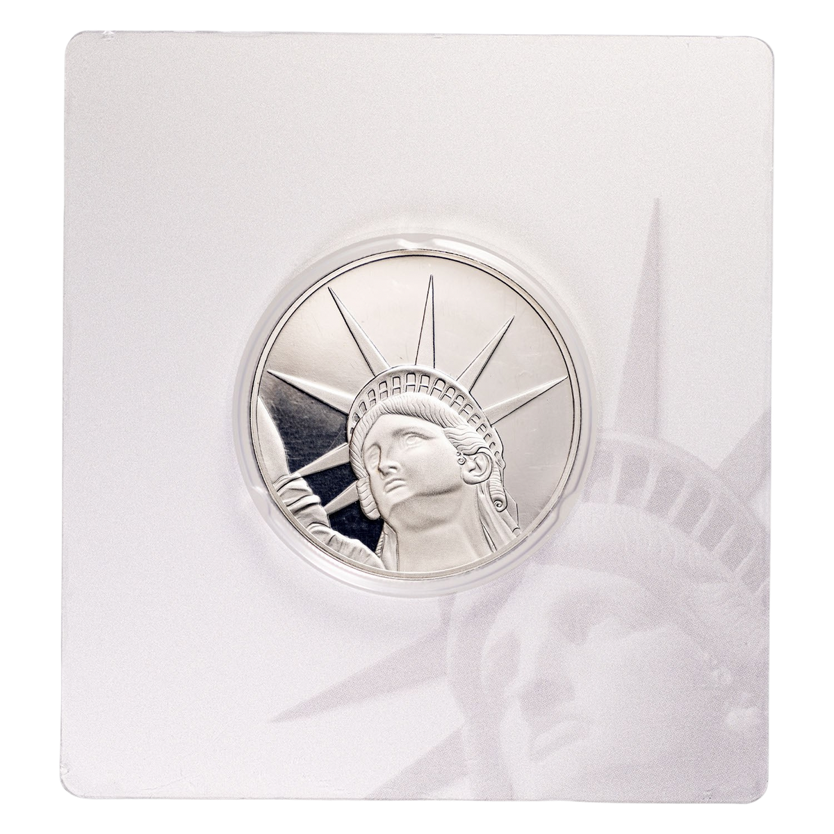 PAMP Suisse Lady Liberty Solomon Islands 1.5oz Silver Coin – Random Year Pre-Owned