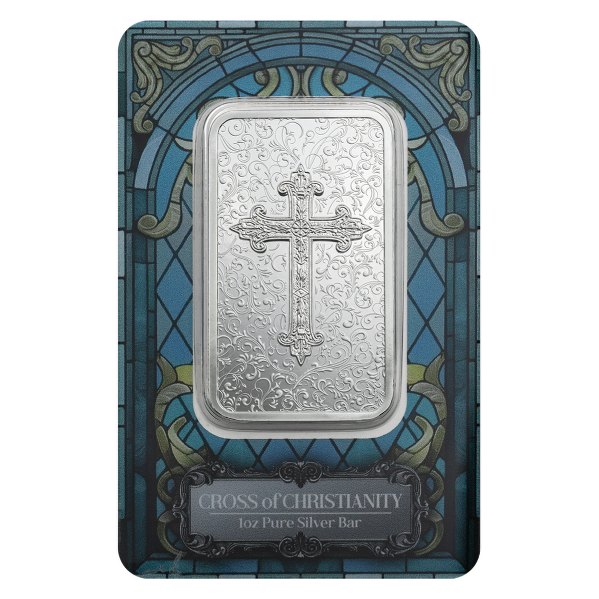 Pamp 1oz Silver Cross of Christianity – product view