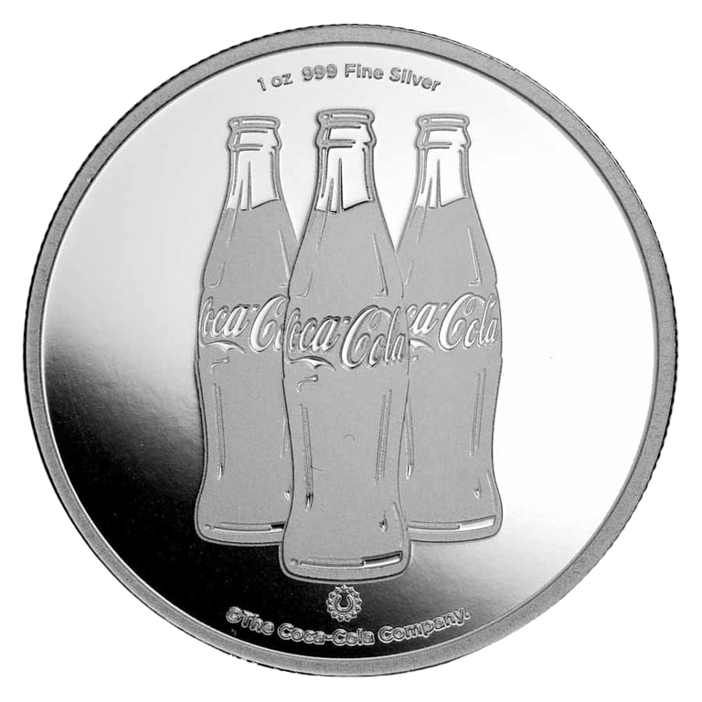 Coca-Cola® 1 oz Silver Struck Round (in TEP)