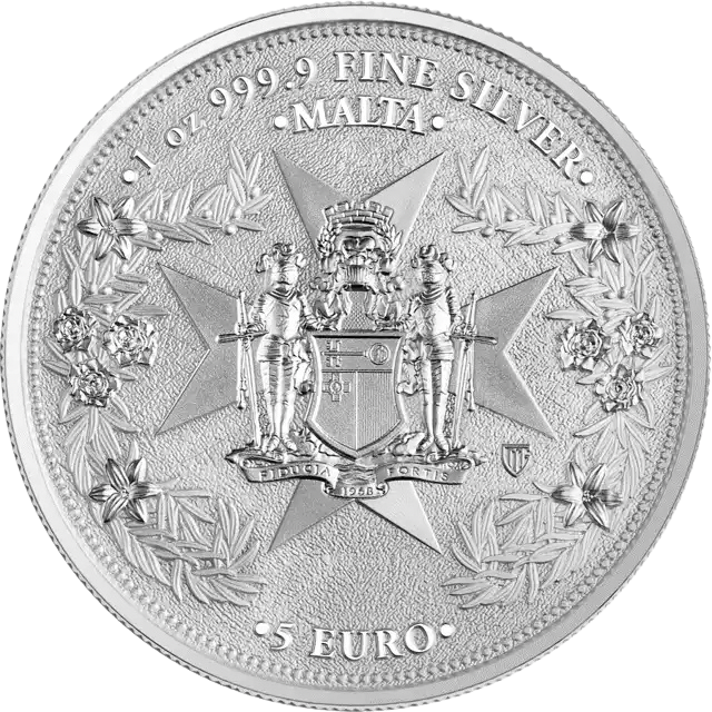 2023 Malta Golden Eagle 1 oz Silver Coin – Pre-Owned