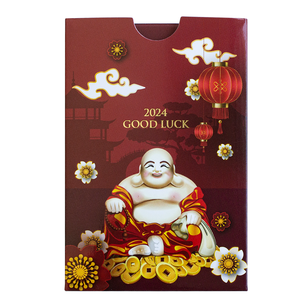 Pamp Laughing Buddha Good Luck 5g Pure Gold Bar