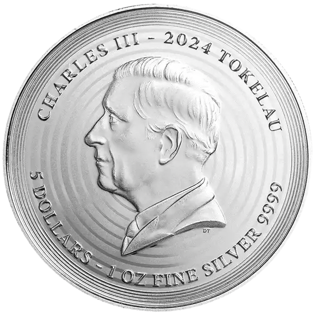 2024 Tokelau Icon Vincent Van Gogh 1oz Silver Coin Pre-Owned