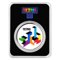 Tetris™ 1 oz Silver 40th Anniversary Colorized Round in TEP