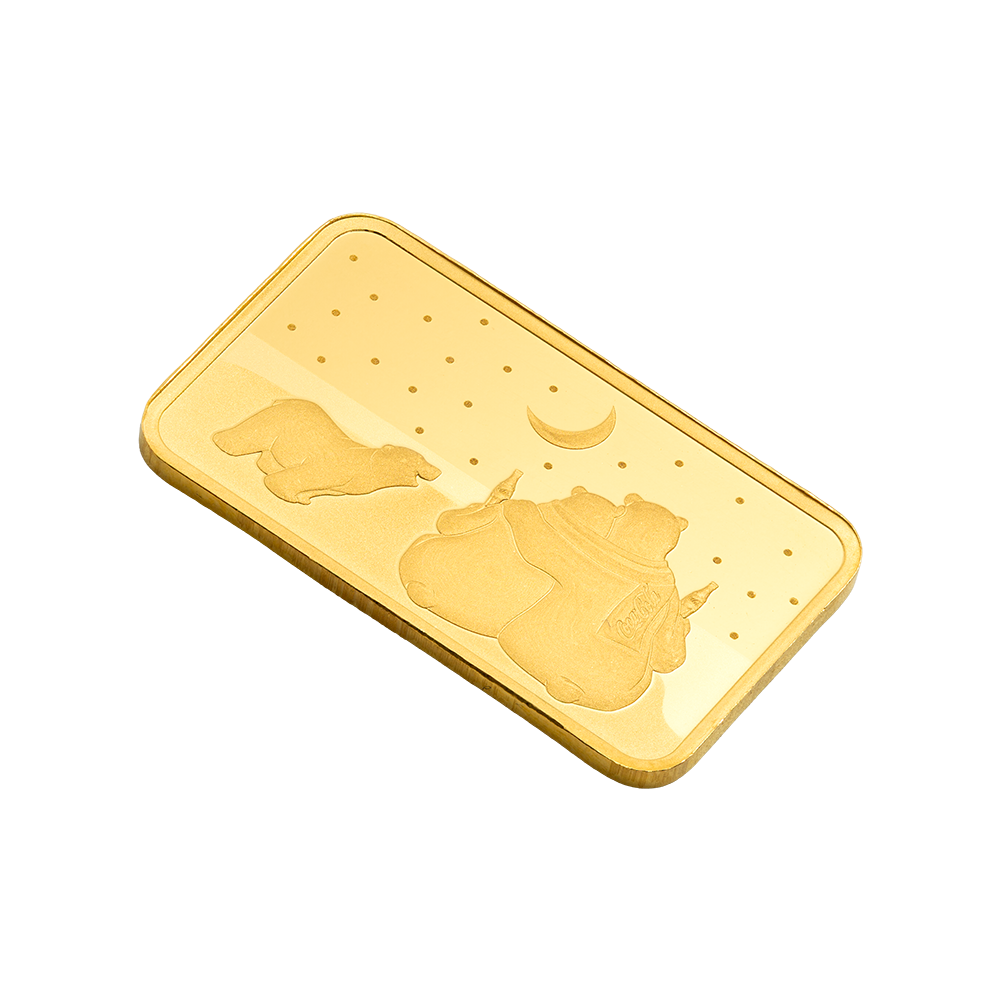PAMP Coca-Cola® Polar Bear Hugs 5g Gold Bar