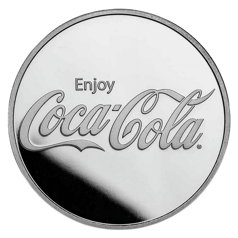 Coca-Cola® 1 oz Silver Struck Round (in TEP)