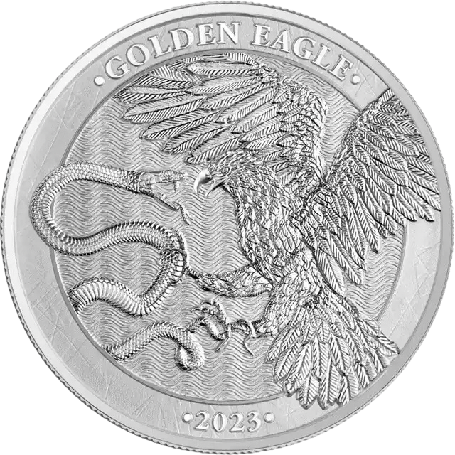 2023 Malta Golden Eagle 1 oz Silver Coin – Pre-Owned