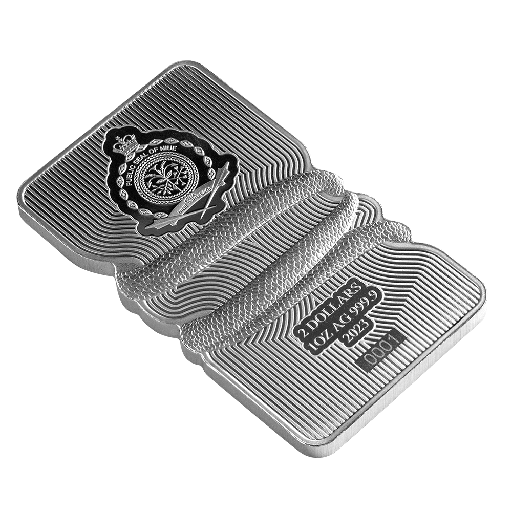 Pamp Nature’s Grip - Sunbeam Snake 1oz Silver Legal Tender Bar