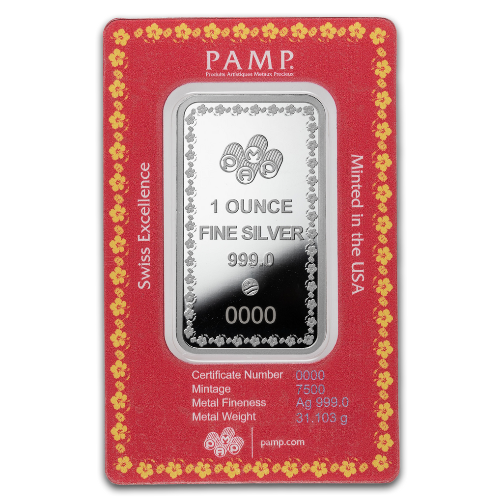 PAMP Diwali & Sacred Cow 1 oz Silver Bar