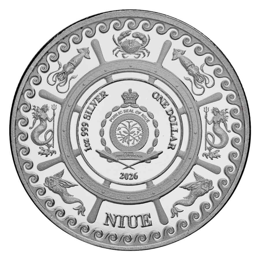 2026 Niue Mythical Creatures: The Kraken 1 oz Silver Coin Pre-Owned – additional view