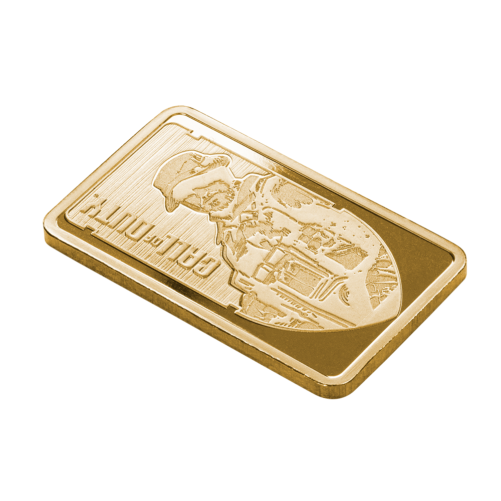 Call of Duty®: Modern Warfare® III 5g gold bar with pendant frame & bonus in-game weapon charm – additional view