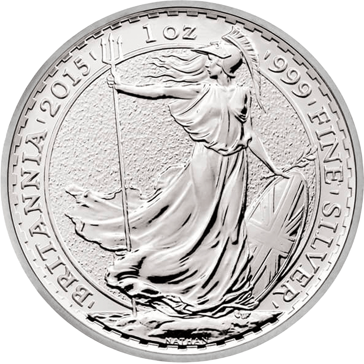 2015 Silver Britannia 1 oz Coin Pre-Owned