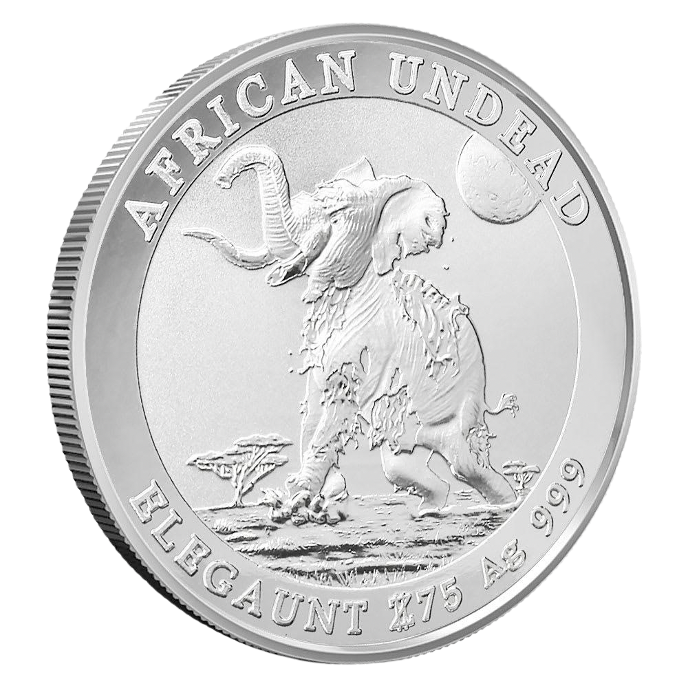 Zombucks World Elegaunt 1 oz Silver Round Pre-Owned