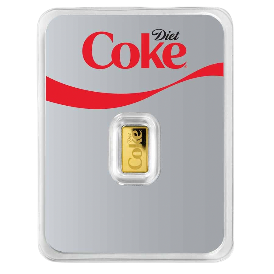 Diet Coke Coca-Cola 2g Gold Bar