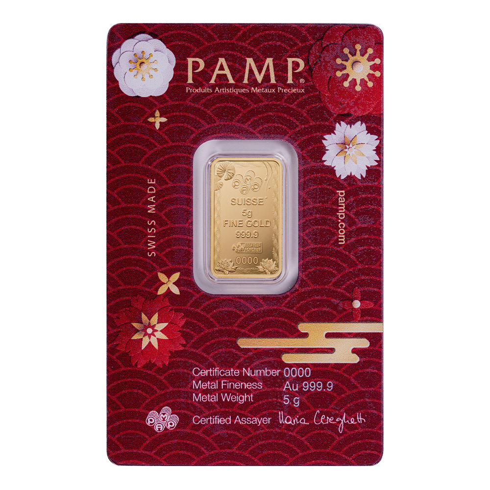 Pamp Good Luck - Koi Fish 5g Pure Gold Bar