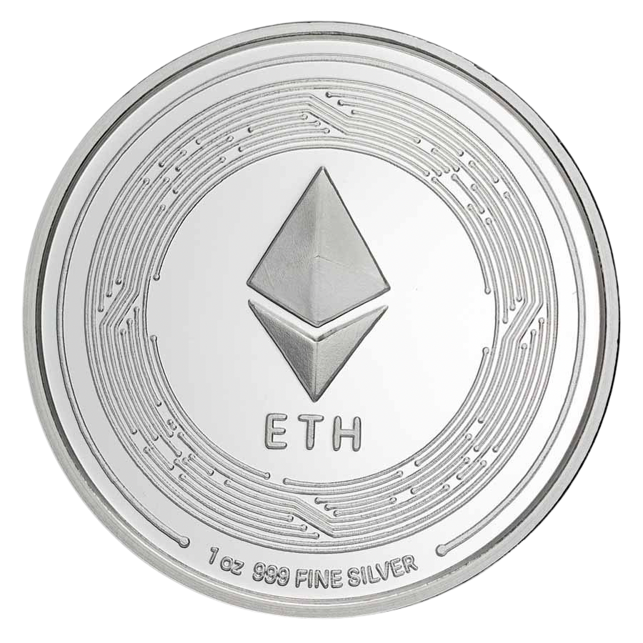 Ethereum 1oz Silver Round Pre-Owned – product view